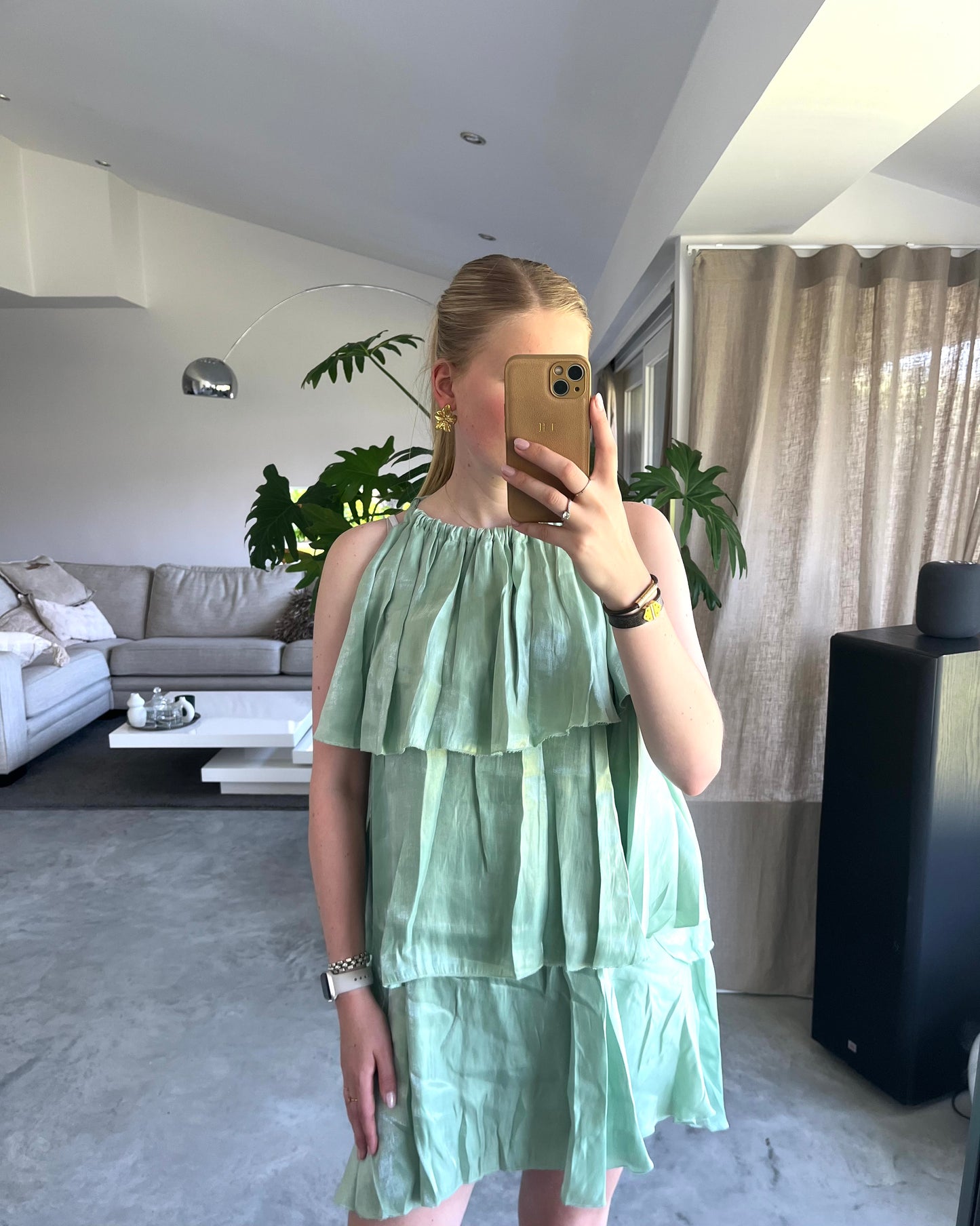 Veerle jurkje - groen
