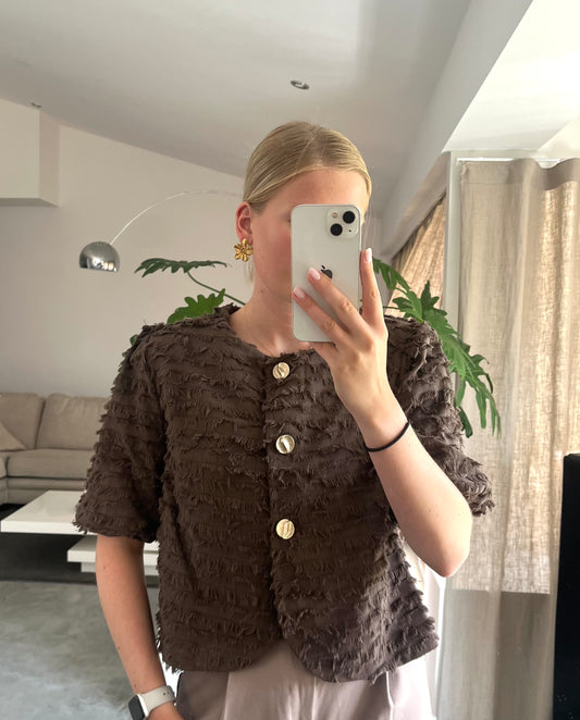 Bella top - chocolat