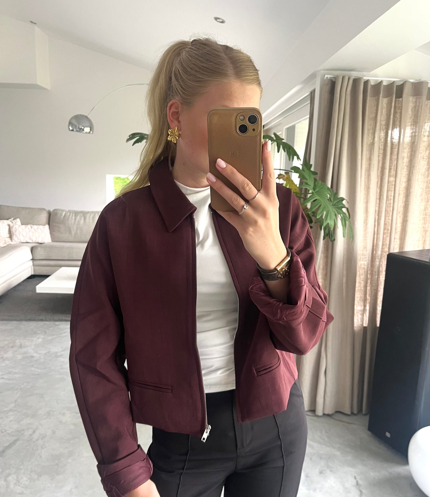 Fia jacket bordeaux