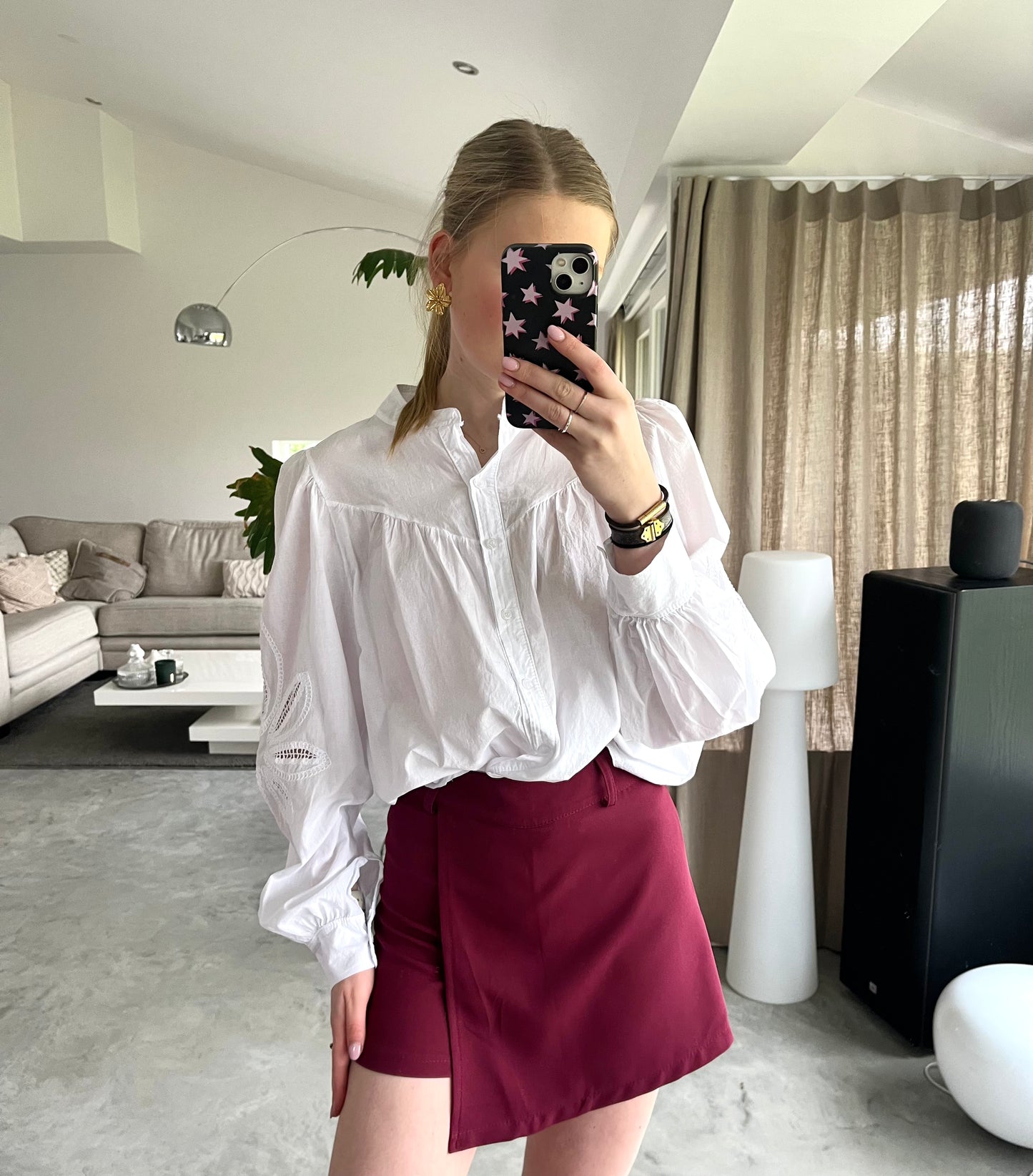 Elma rok bordeaux