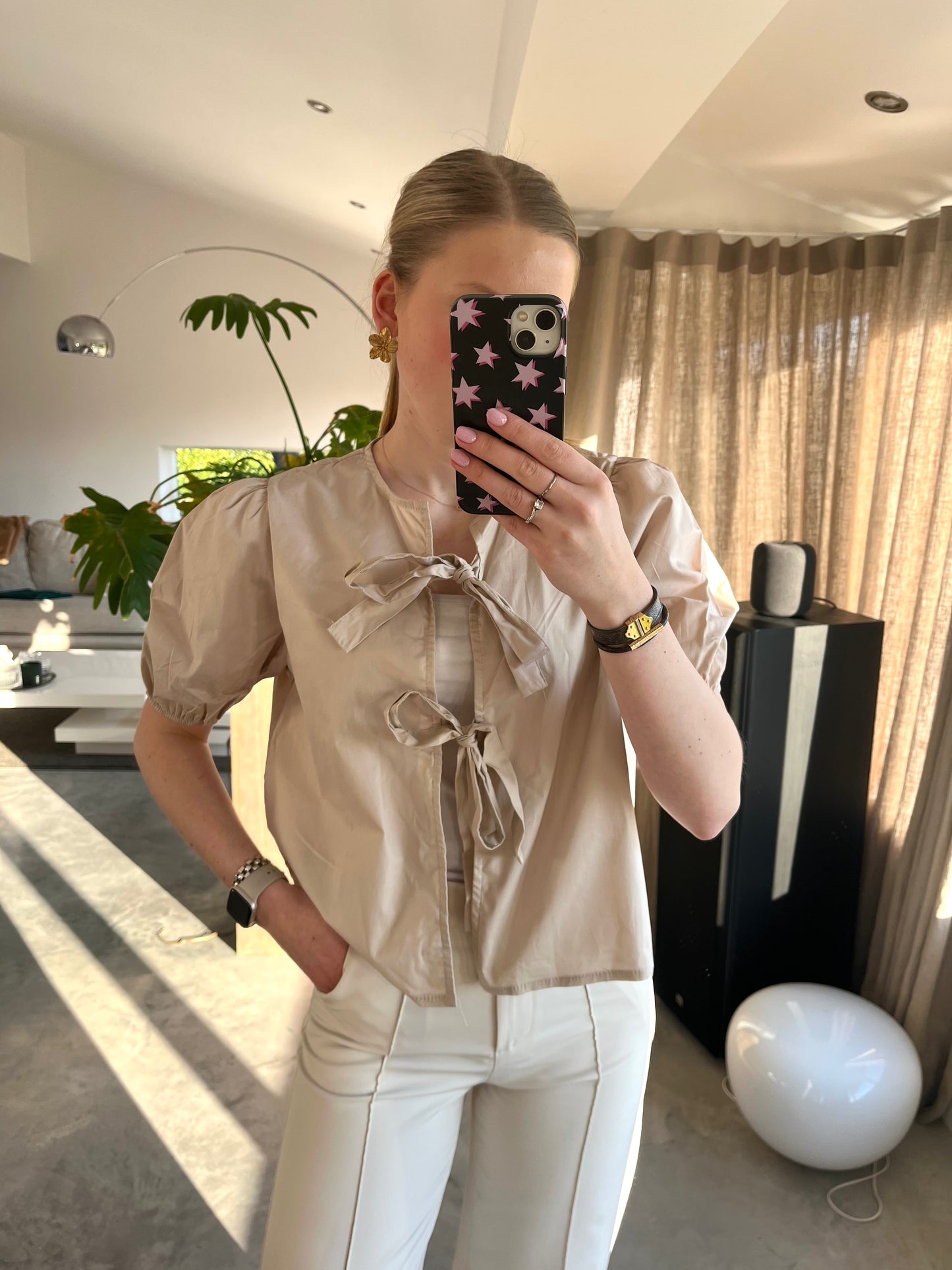 Bowy top - beige