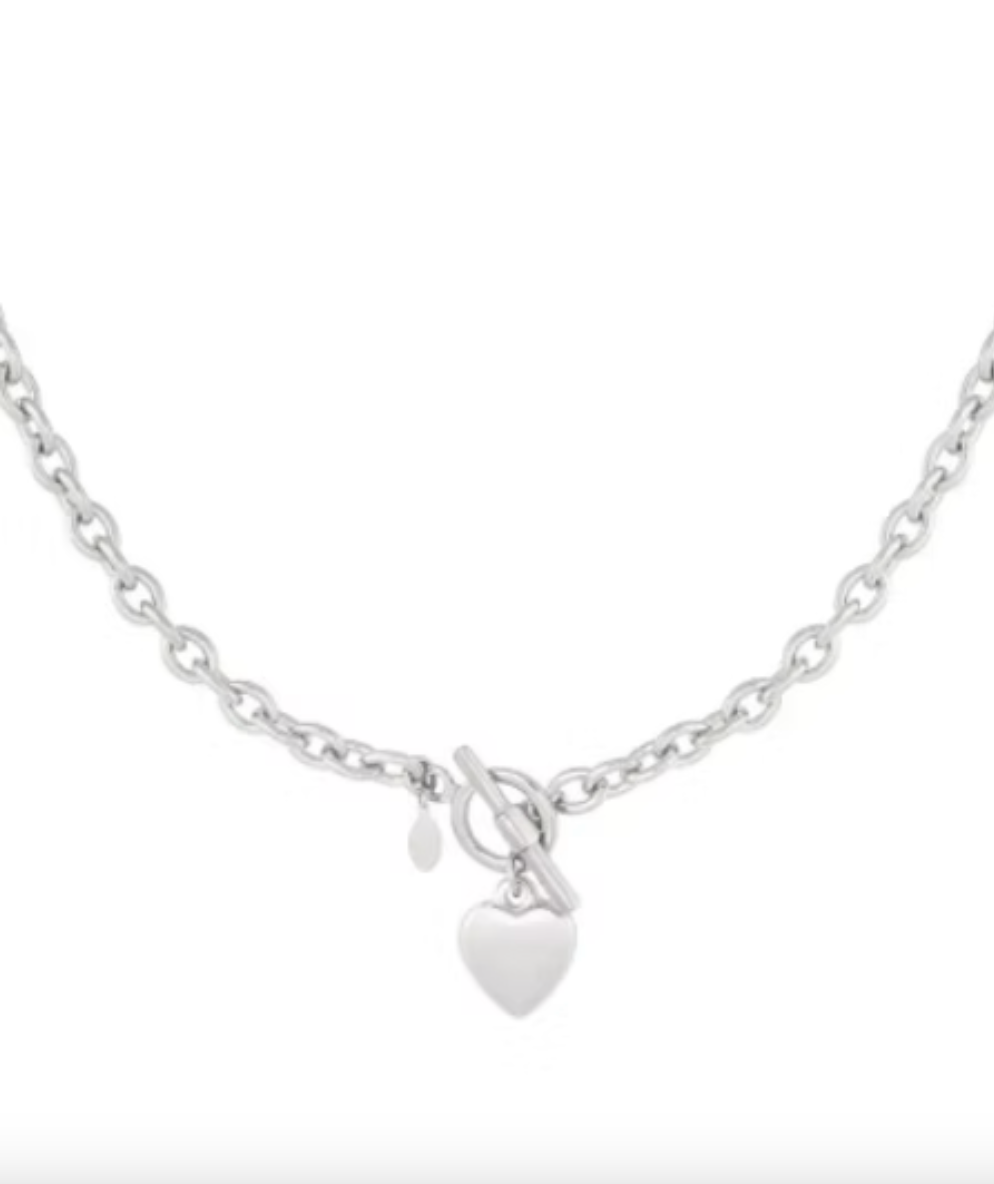Big heart ketting