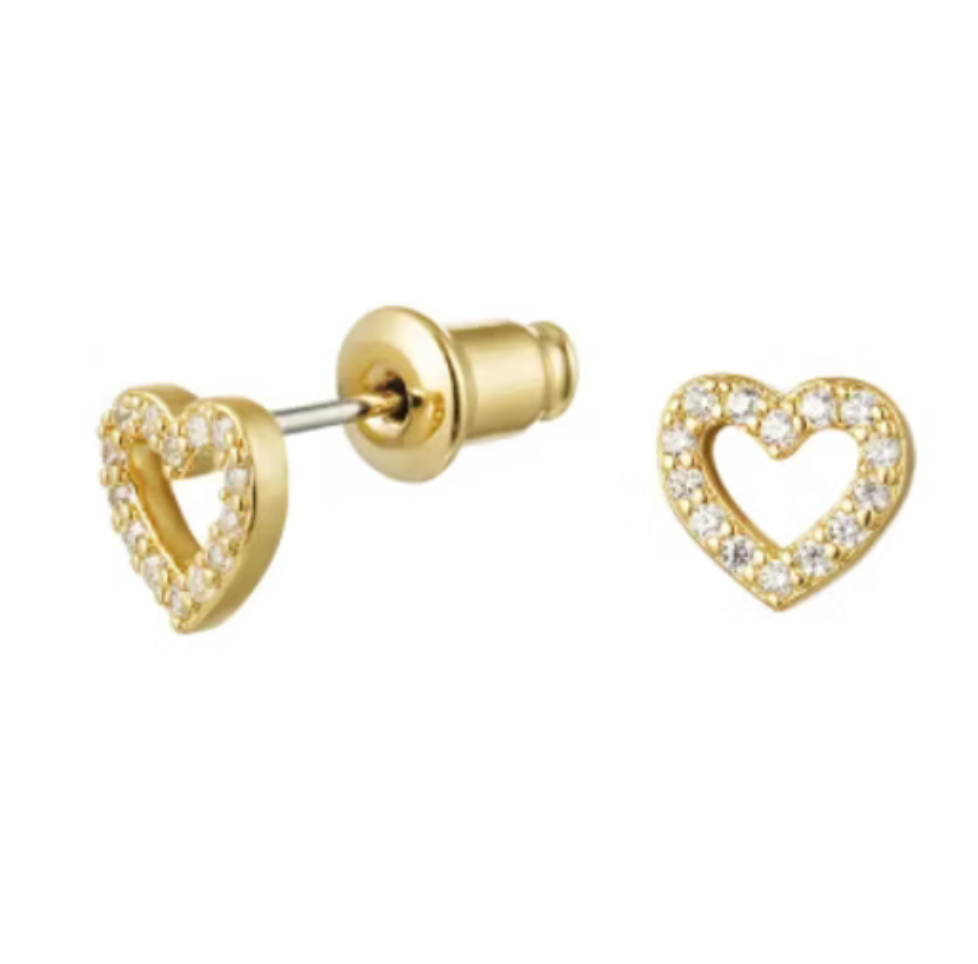 Tiny heart oorbellen