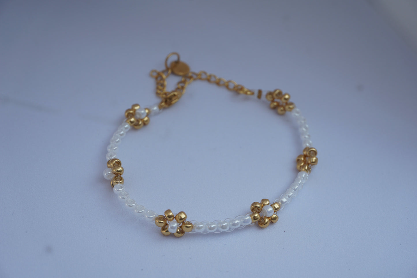 Flower beads armband