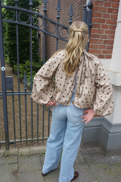 Juna- top taupe