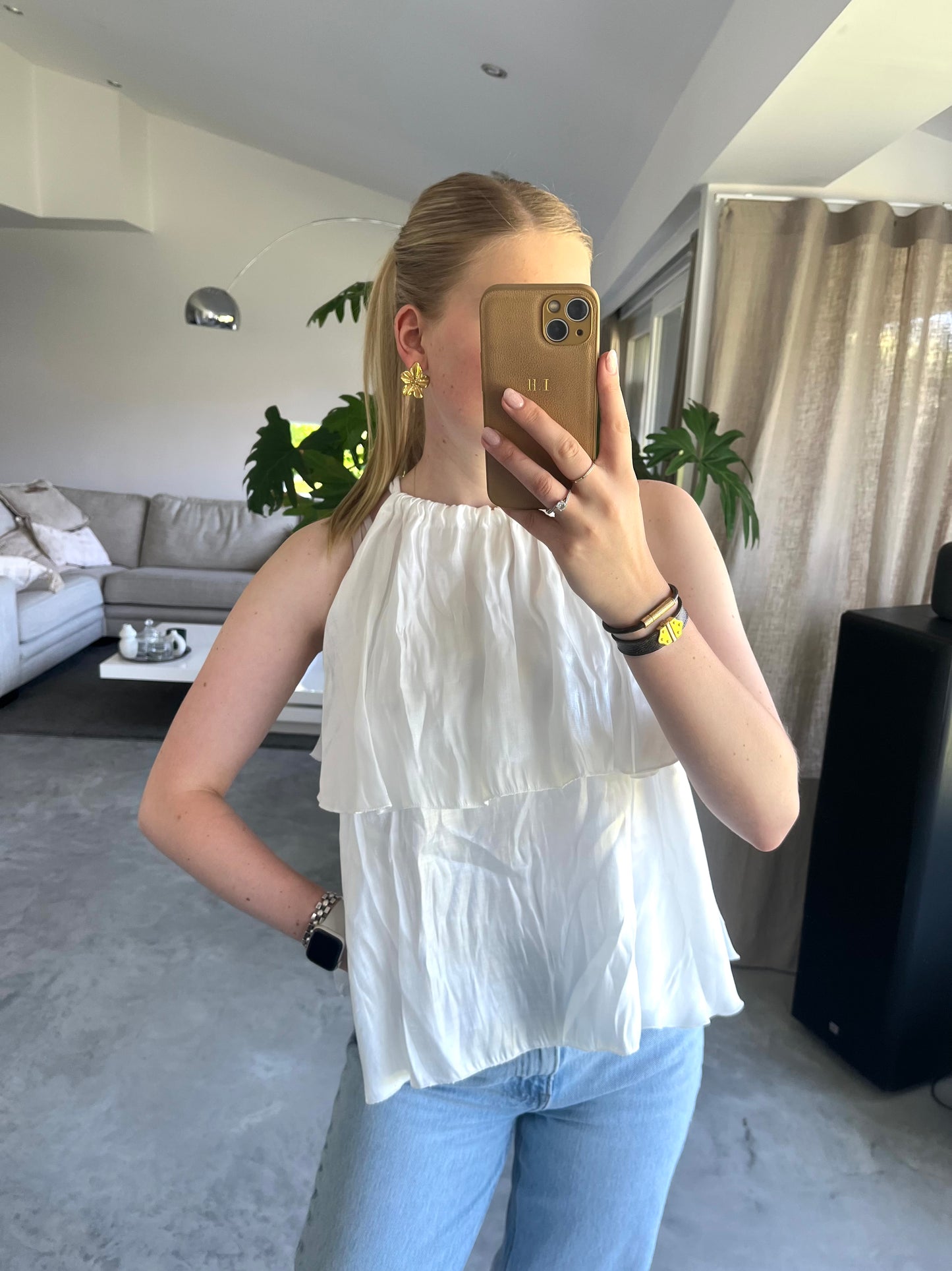 Veerle top - wit