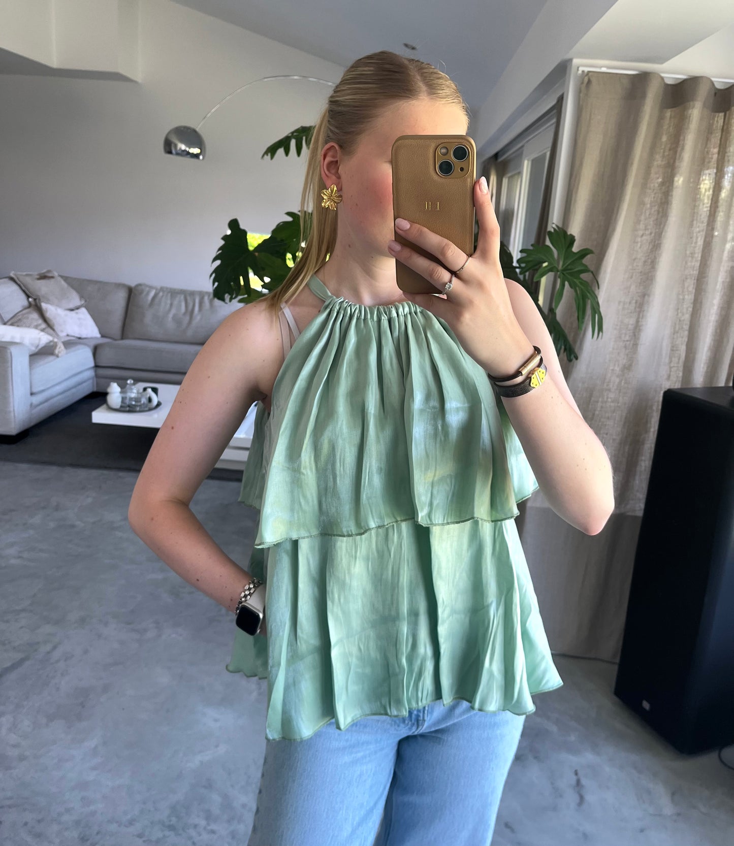 Veerle top - groen