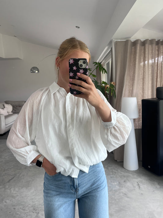 Sofie blouse ballon - white
