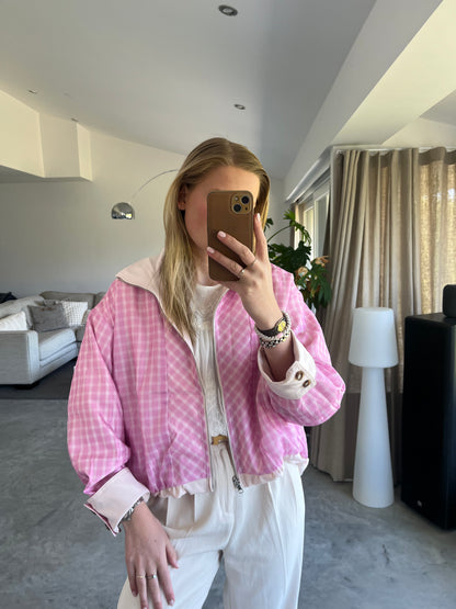 IVY - Jasje reversibel roze