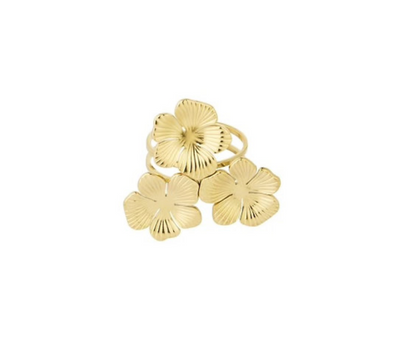 Double flower ring